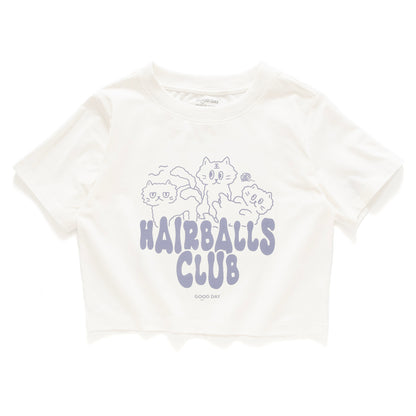 (ZT1409) Hairballs Club 圖案女裝短Tee