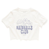 (ZT1409) Hairballs Club Graphic Cropped Tee