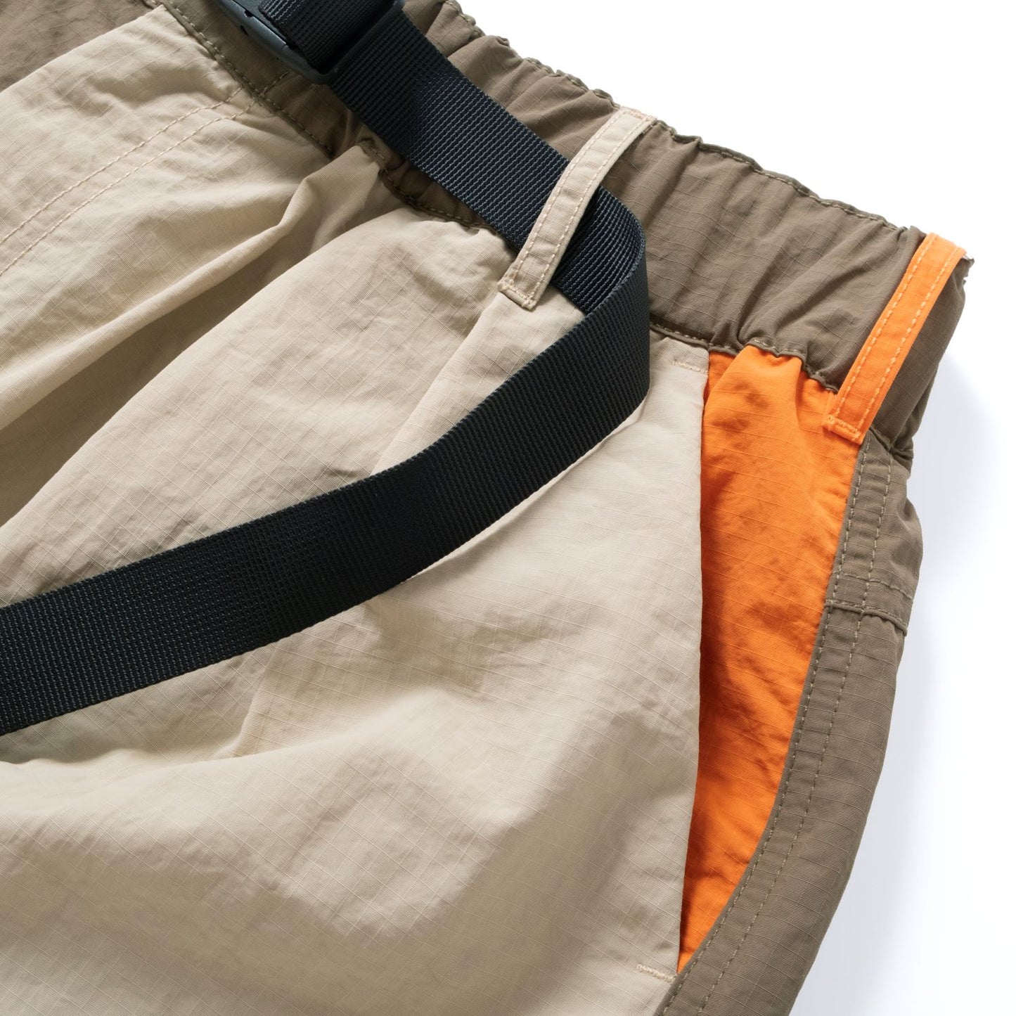 (SP444) Cool Touch Colorblock Shorts