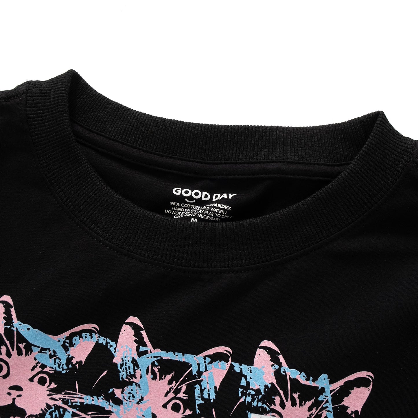 (ZT1407) Advisory CATS 圖案女裝短Tee