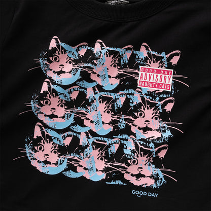 (ZT1407) Advisory CATS 圖案女裝短Tee