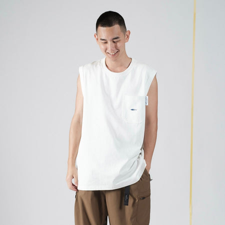 (YT976) Double Pocket Oversize Tee