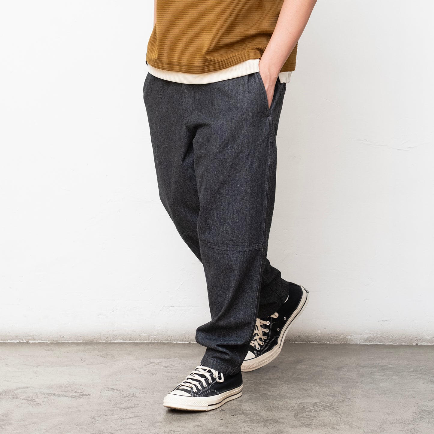 (PT249B) Easy Denim Pants
