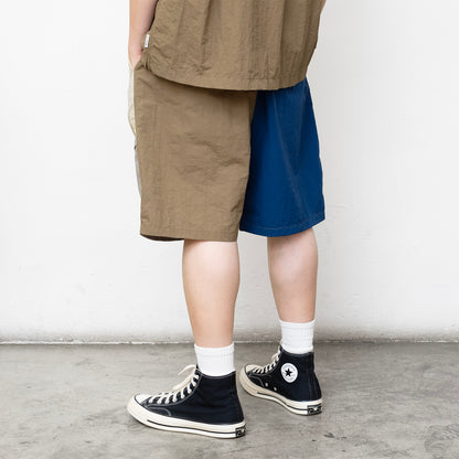 (SP444) Cool Touch Colorblock Shorts
