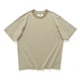 (TP1611) Embroidery Stripe Tee