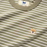 (TP1611) Embroidery Stripe Tee