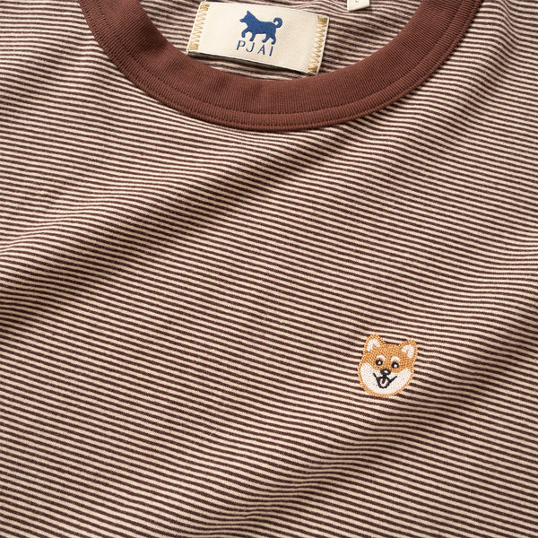(TP1611) Embroidery Stripe Tee