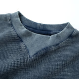 (TP1604) Washed Waffle Tee