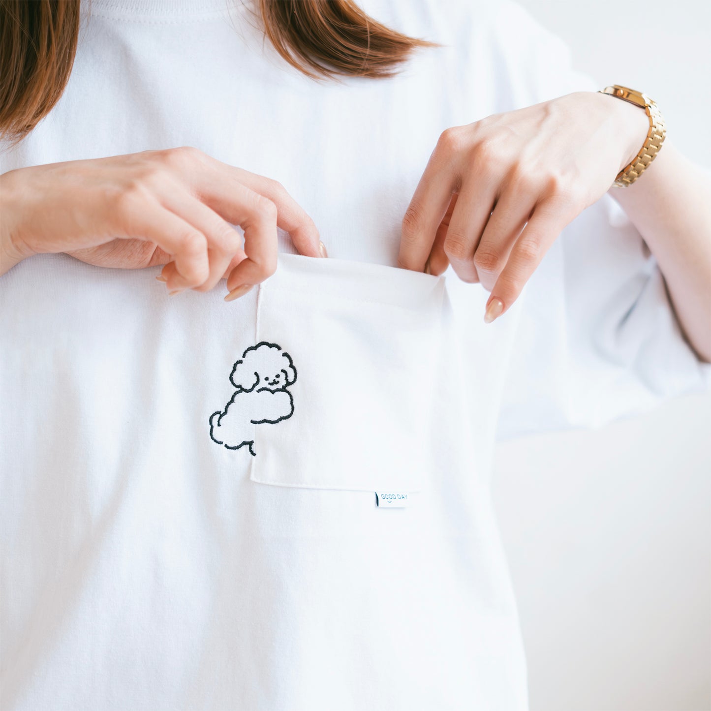 (ZT1908) Chill Day 圖案口袋 Tee