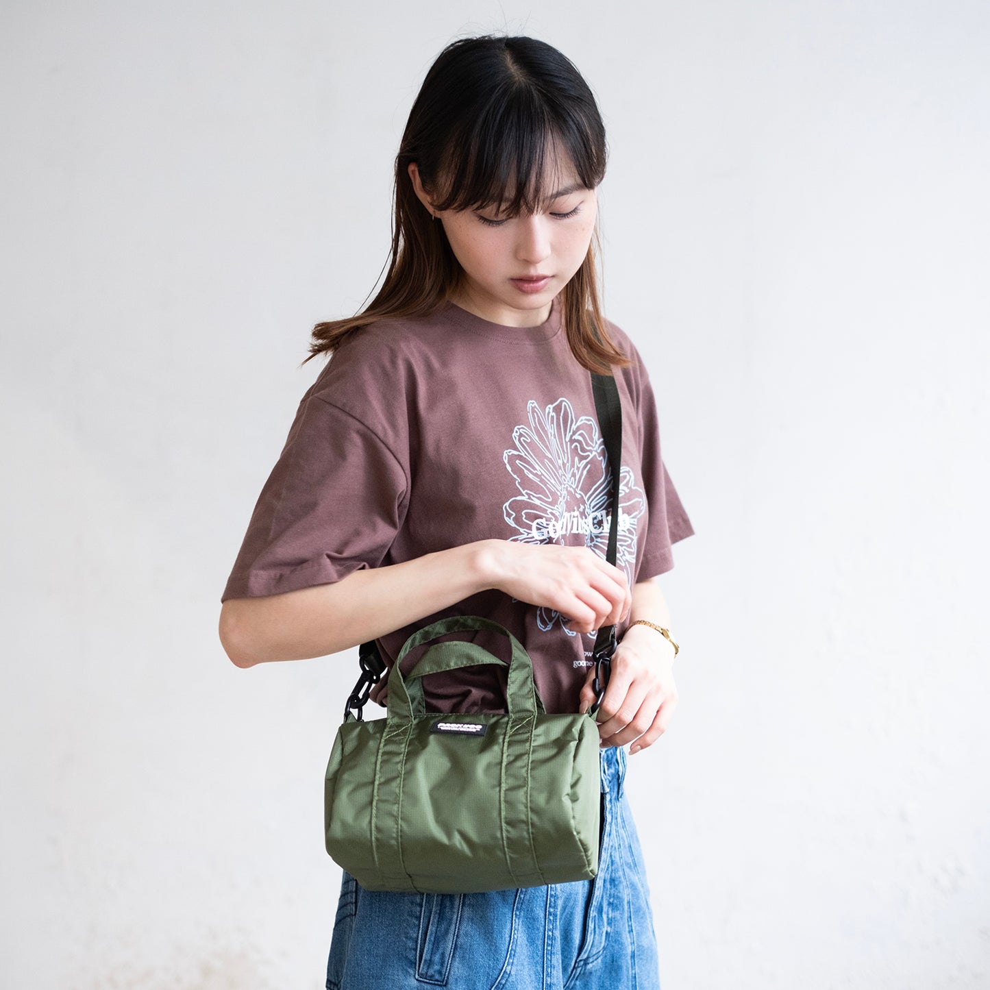 (BA575) 2 Way Mini Boston Bag