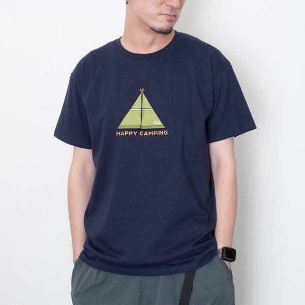 (ZT1392) Happy Camping Graphic Tee