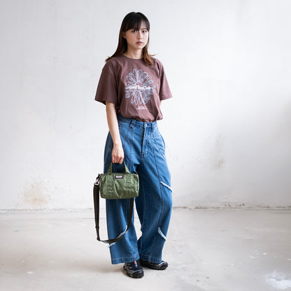 (BA575) 2 Way Mini Boston Bag