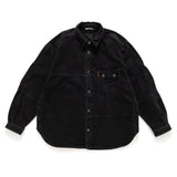 (YS373) Wash Black Denim Shirt