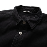 (YS373) Wash Black Denim Shirt