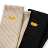 (ZA107) Hotdog Graphic Emroidery Socks