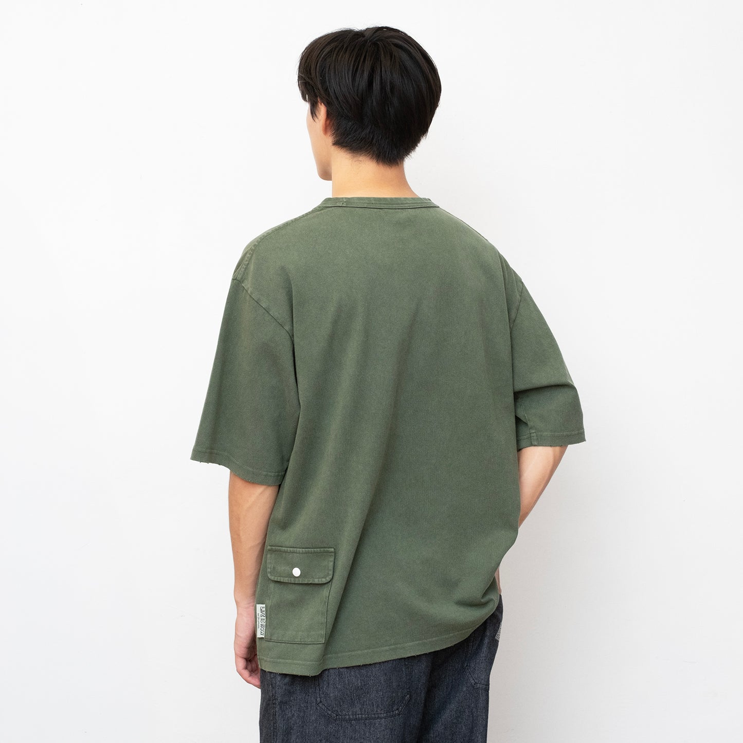 (TP1842) Garment Dyed Message Tee
