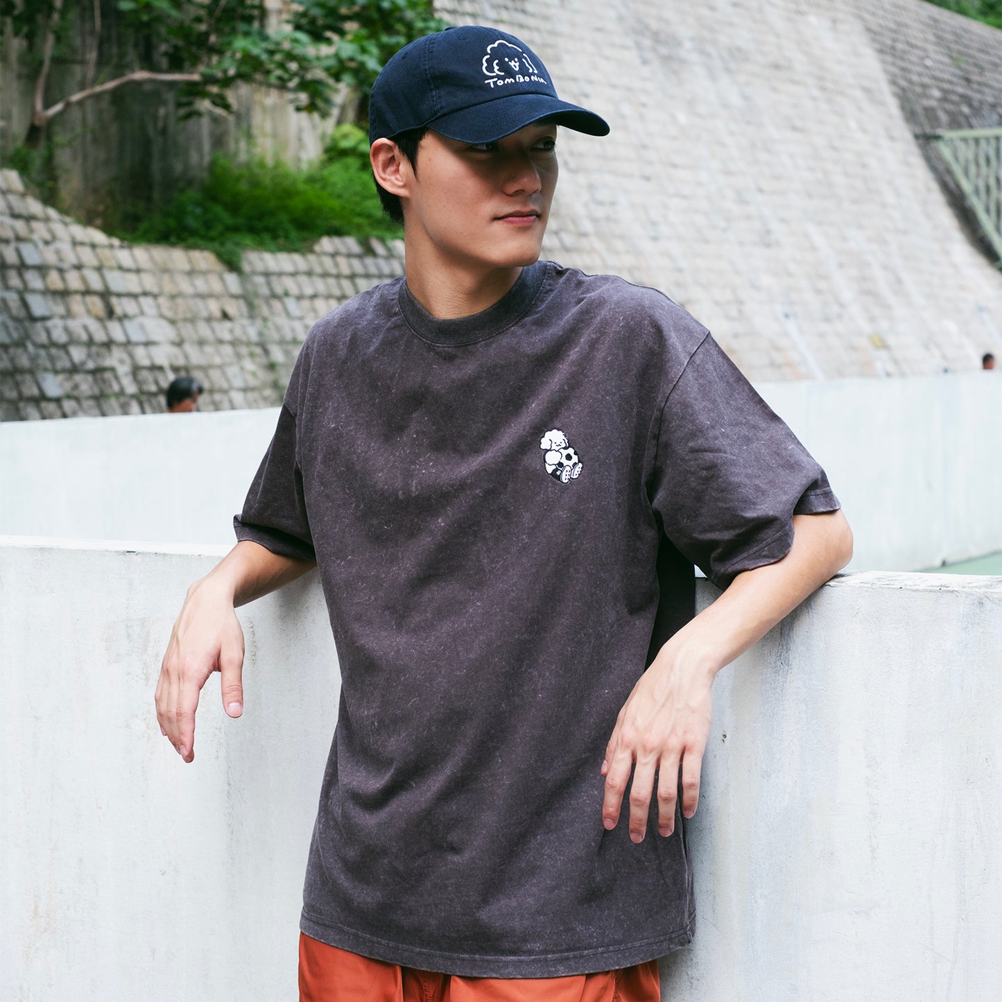 (EX703) Football Match 繡花洗水 Tee