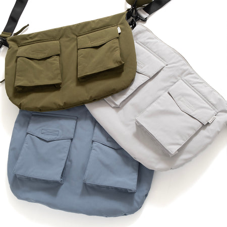 (YB498) Indigo Patchwork Shoulder Bag