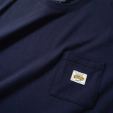 (ZT1674)  Stitching Fake Layer Pocket Tee