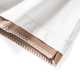 (ZT1674)  Stitching Fake Layer Pocket Tee