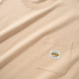 (ZT1674)  Stitching Fake Layer Pocket Tee