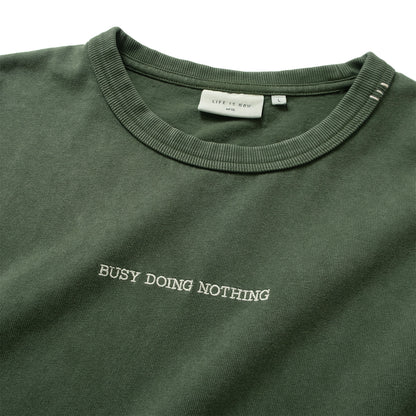 (TP1842) Garment Dyed Message Tee