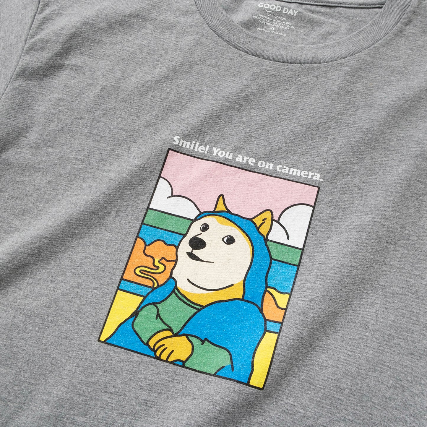 (ZT1914) Art Piece Dog Graphic Tee