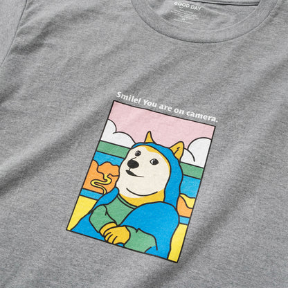 (ZT1914) Art Piece Dog Graphic Tee