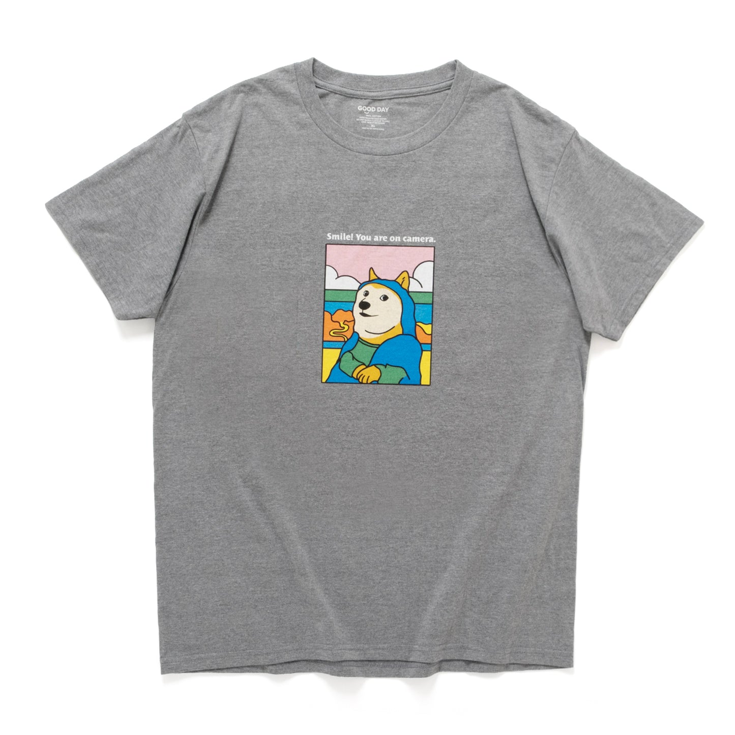 (ZT1914) Art Piece Dog Graphic Tee