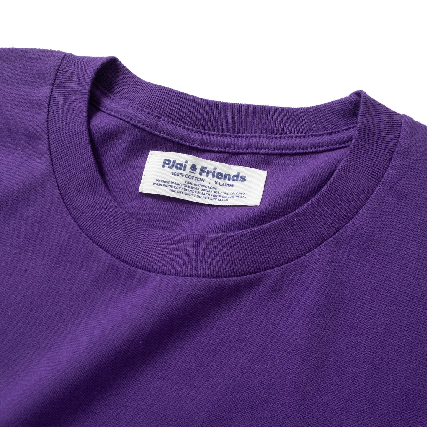(ZT1913) Cat Embroidery Patch Tee