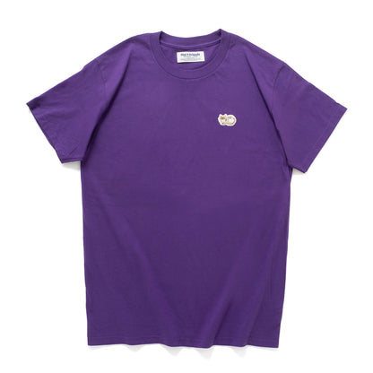 (ZT1913) Cat Embroidery Patch Tee