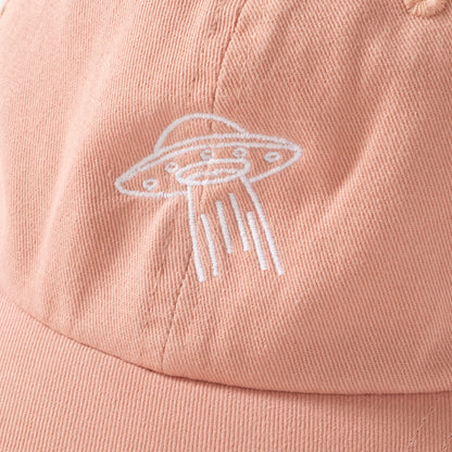 (ZC293) UFO繡花鴨舌帽
