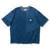 (TP1602) Indigo Patchwork Tee