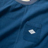 (TP1602) Indigo Patchwork Tee