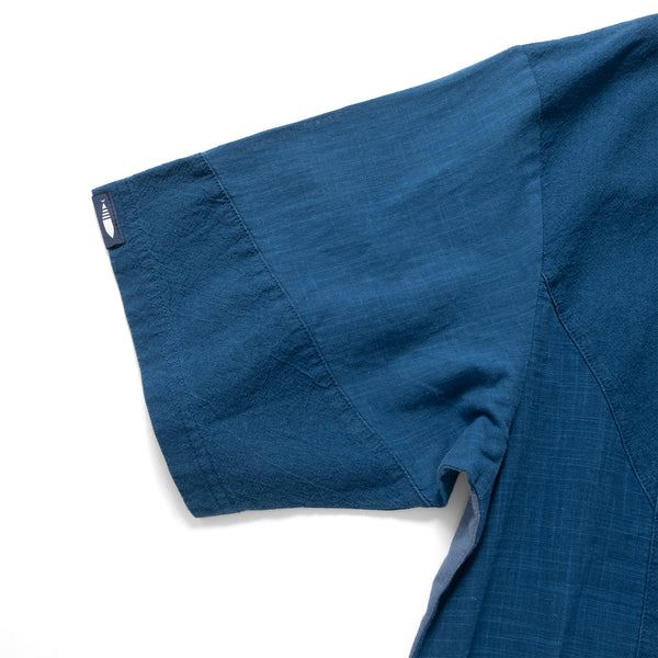 (TP1602) Indigo Patchwork Tee