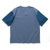 (TP1602) Indigo Patchwork Tee