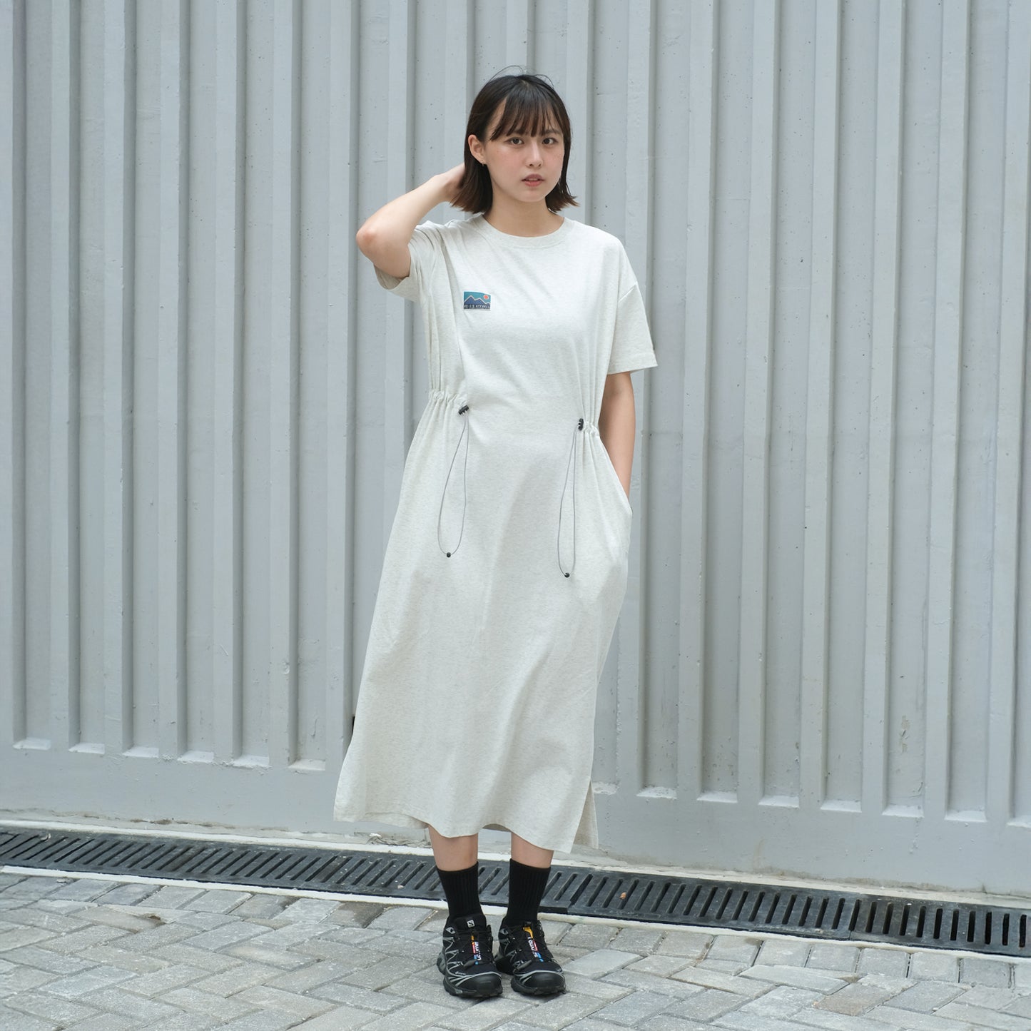 (DS025) Cool Touch Drawstrings Onepiece