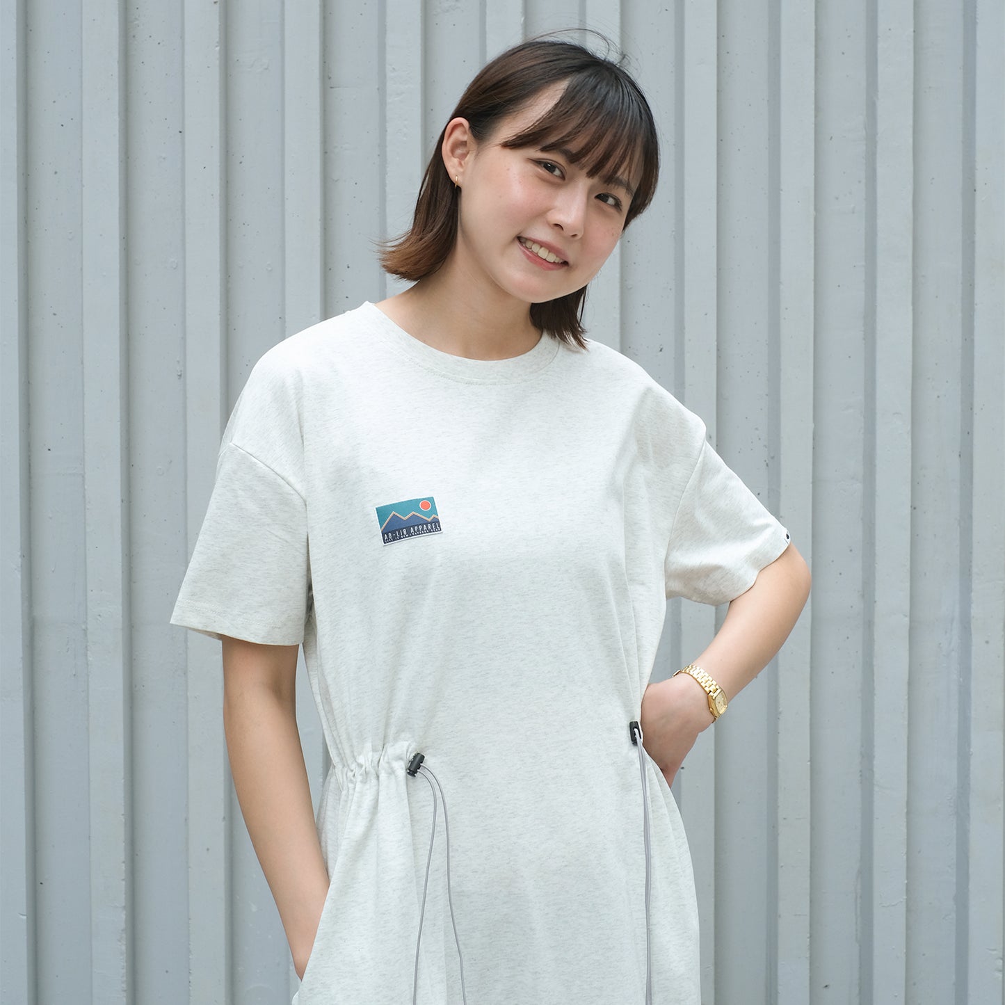 (DS025) Cool Touch Drawstrings Onepiece