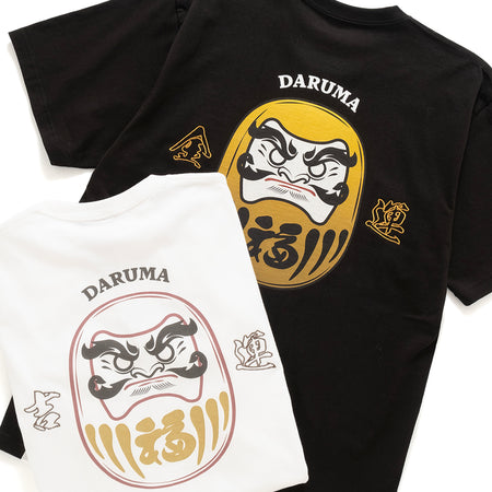 (ZT1418) Monkey Hot Spring Graphic Embroidery Tee