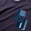 (TP1637) Sashiko Pocket Tee