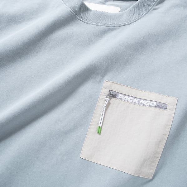 (TP1616) Cool Touch Logo Pocket Tee