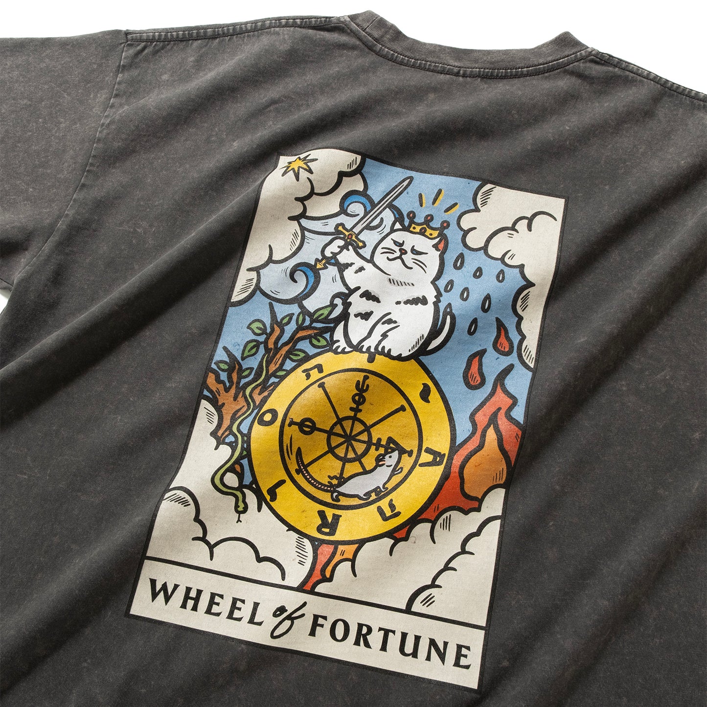 (ZT1696) Catarot V1.1 Wheel of Fortune 圖案 Tee