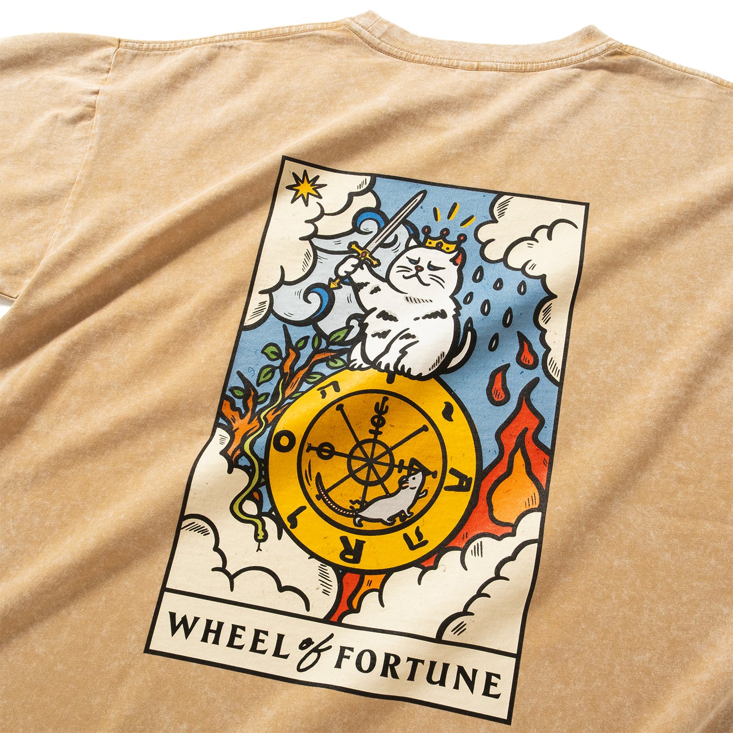 (ZT1696) Catarot V1.1 Wheel of Fortune 圖案 Tee