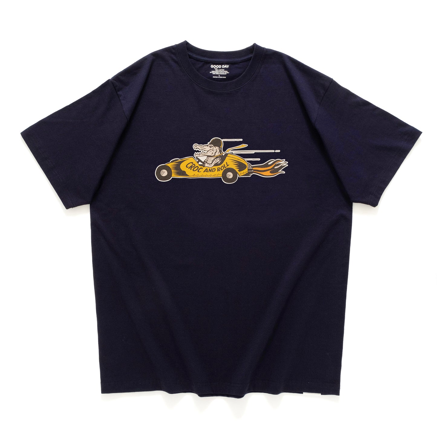 (ZT1647) Crocodile Driver Graphic Tee