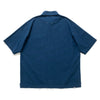 (ST458) Indigo Patchwork Short Sleeve Shirt