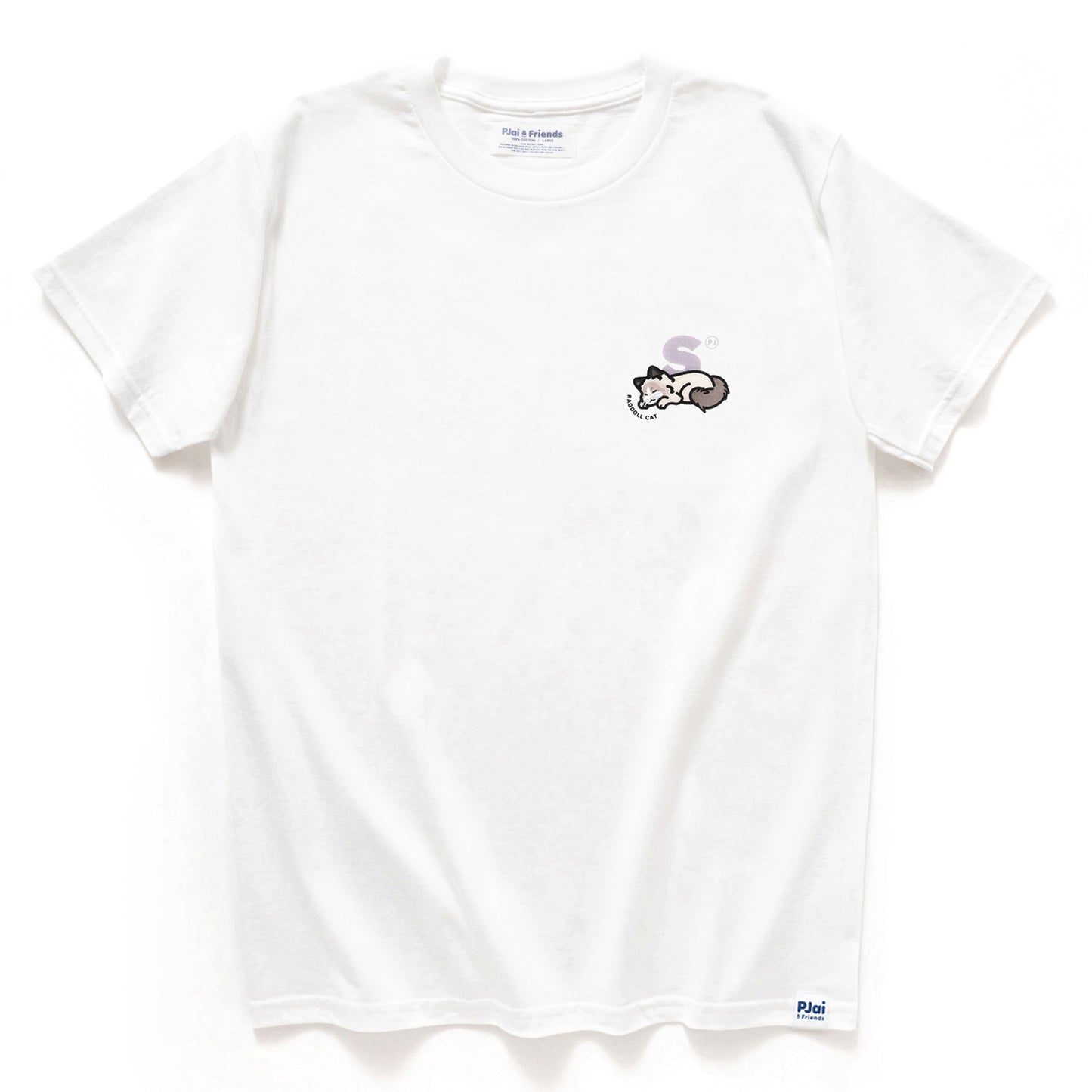 (EMT118) Make Your Own Ragdoll Kitten Zzz Graphic Tee
