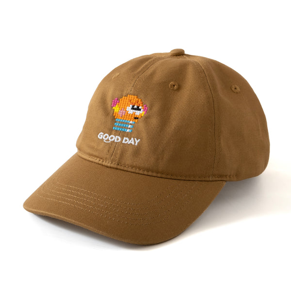 EX460) Character Graphic Embroidery Cap – ad-lib