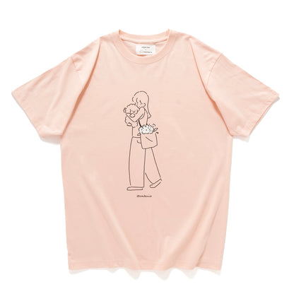 (EX593) Flowers Graphic Tee