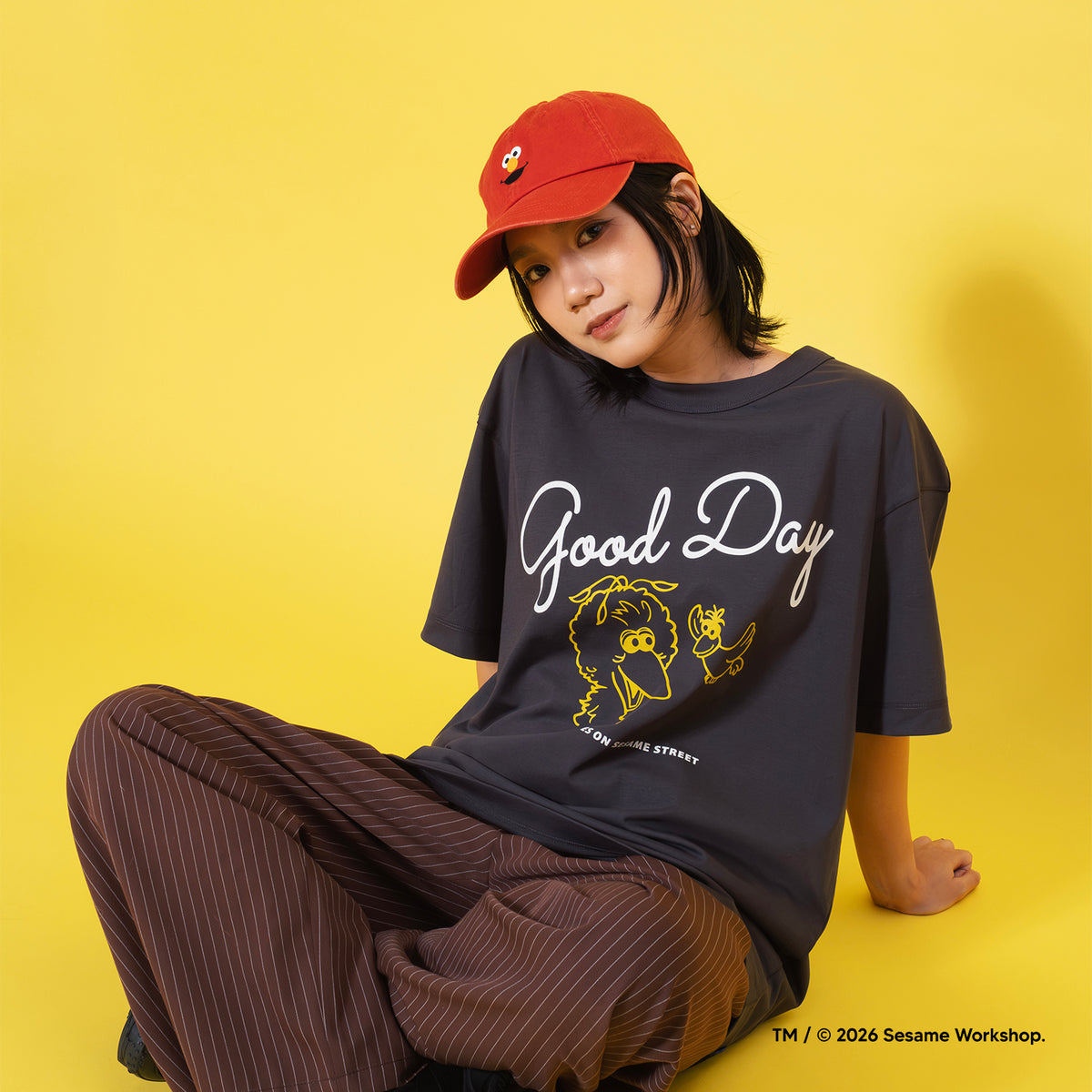 (EX710) Good Vibes 圖案涼感 Tee
