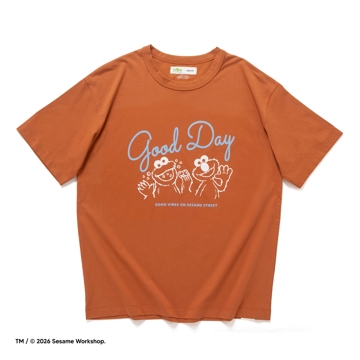 (EX710) Good Vibes 圖案涼感 Tee